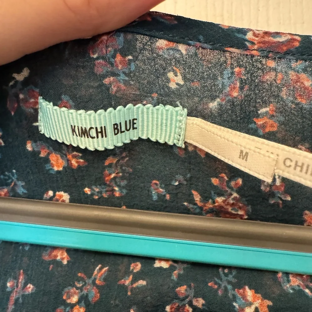 Floral Button-Up Blouse - Kimchi Blue - Picture 4 of 6